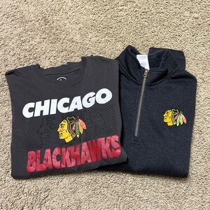 2 pack Chicago Blackhawks shirts
